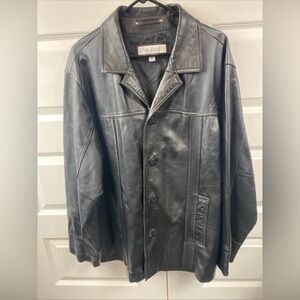 VTG Wilsons Pebbled Leather Julian Jacket Mens Thinsulate XL Extra Large Vintage
